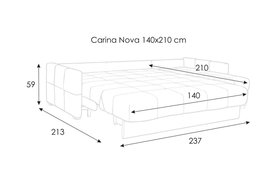 Диван Санта аккордеон 1.0