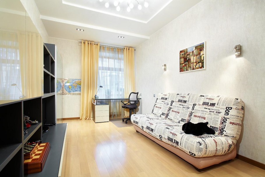 Интерьер комнаты хрущевка