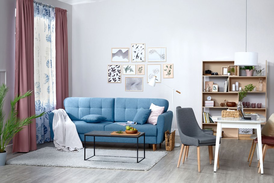 Hoff диван Римини синий