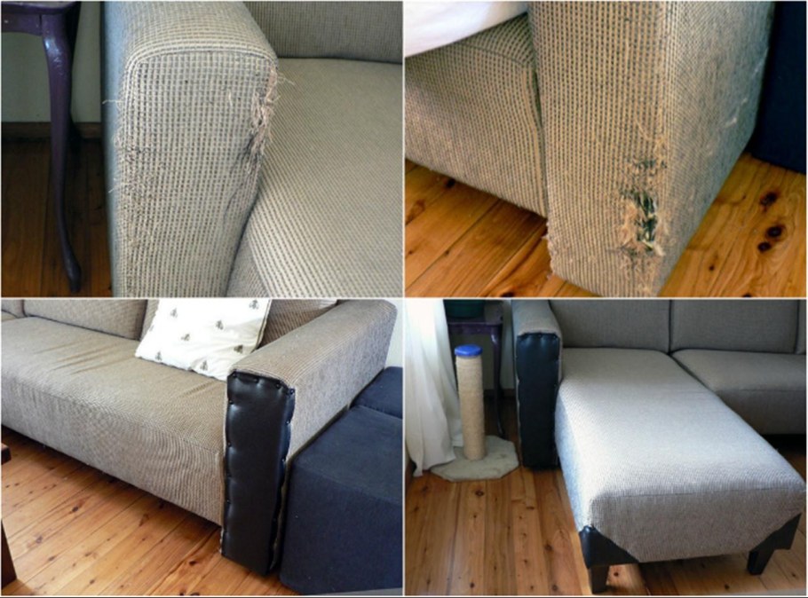 Наполнение дивана в разрезе