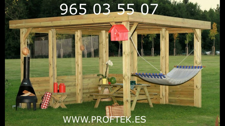 Летняя кухня с перголой и мангалом