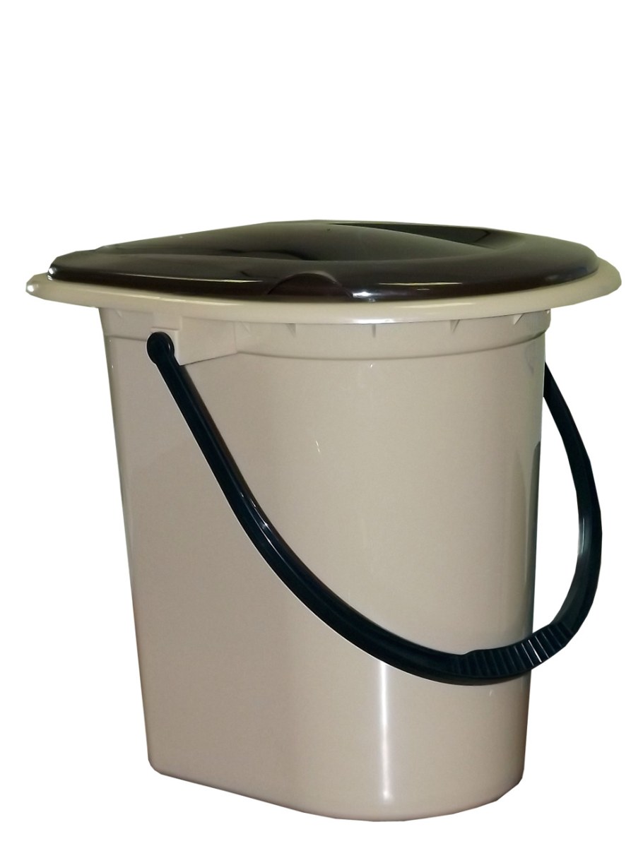 Ведро-туалет, 17 л, серый (2057902)