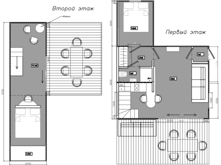 Схемы домов из контейнеров