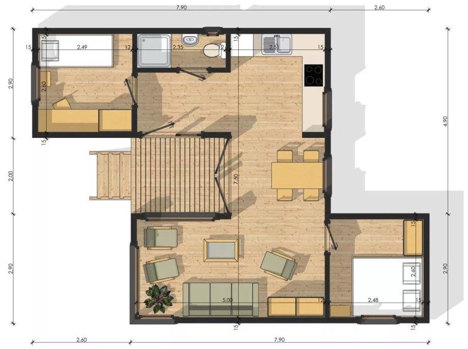 Дома из контейнеров проекты планировки
