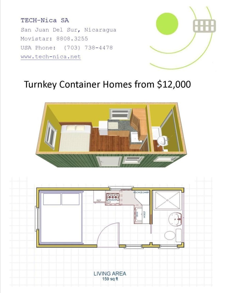 Планировка дома из контейнера 20