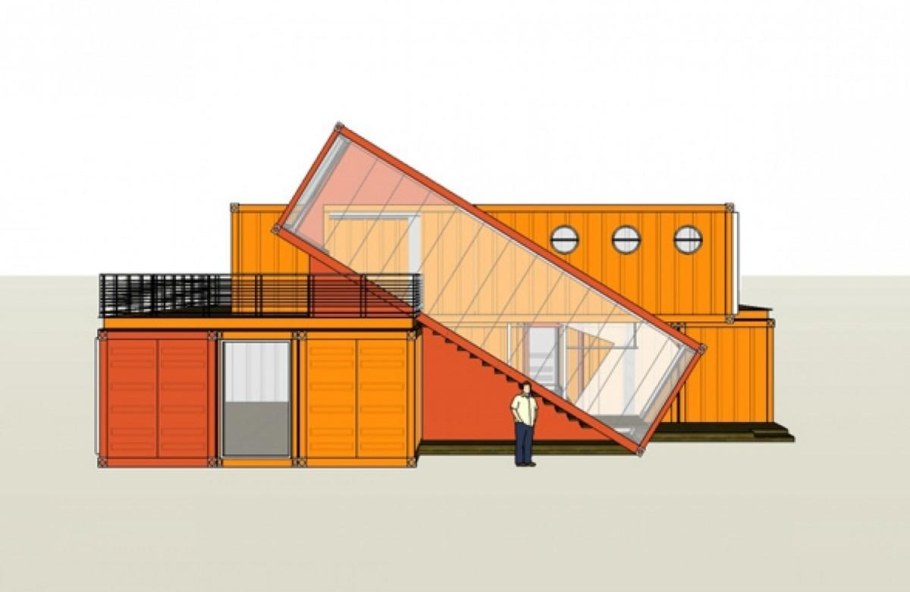 Чертеж вагон бытовки 6х2.5