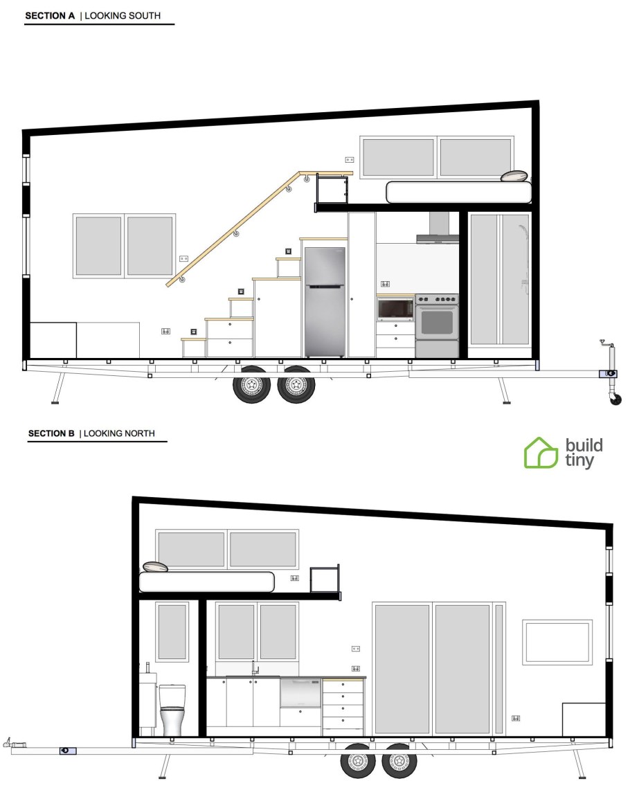 Модульный дом Тини Хаус планировка