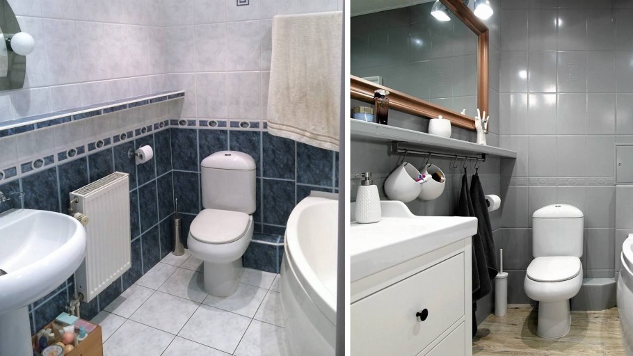 Хоум стейджинг санузла и ванной до и после