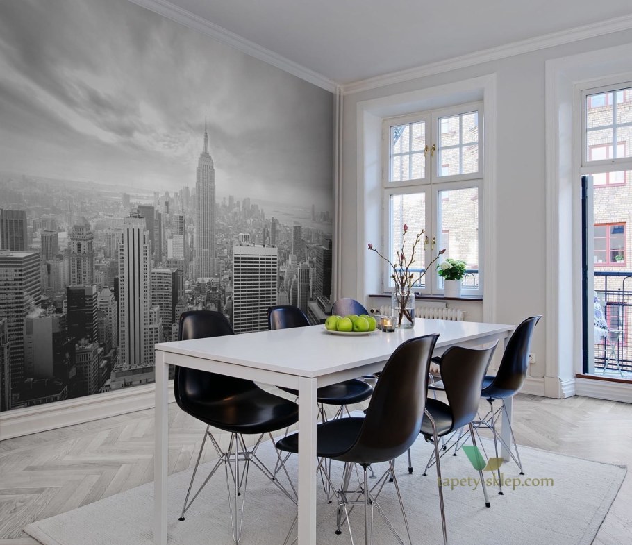 Фрески в интерьере кухни