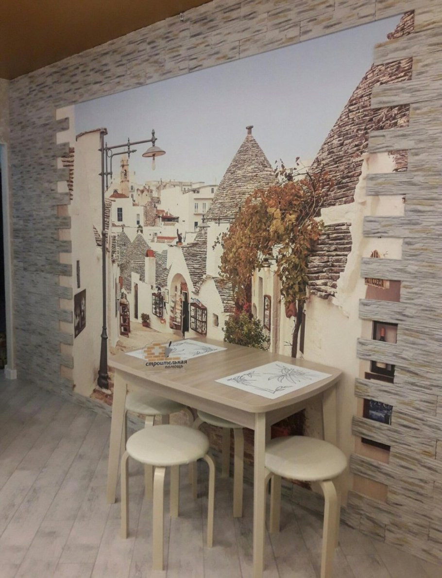 Фрески афреско в кухне