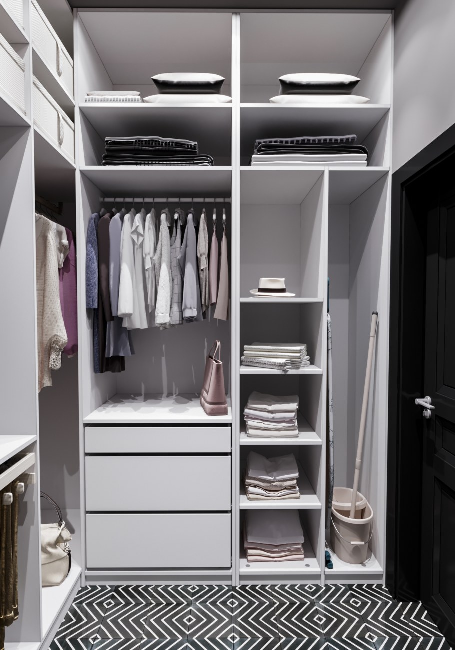 Гардеробная комната 6м2 икеа