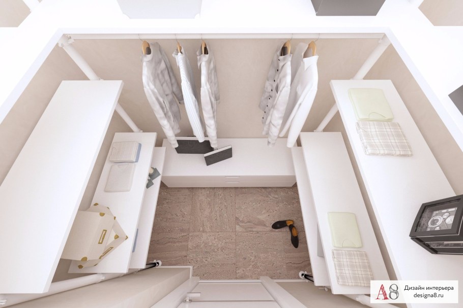 Гардеробная 2 кв