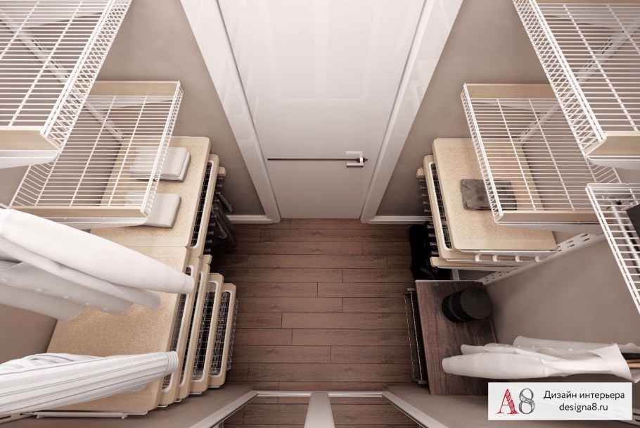 Дизайн кладовки 2 кв.м