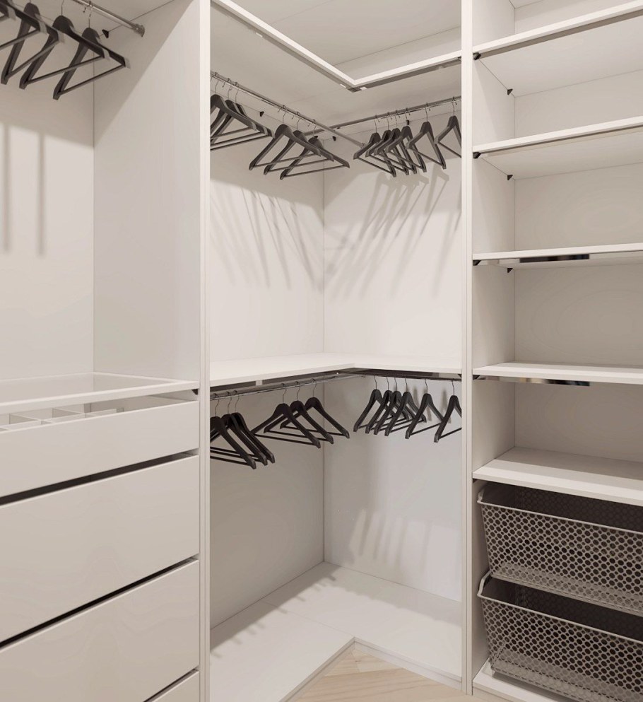 Гардеробная 1.5 кв.м Леруа