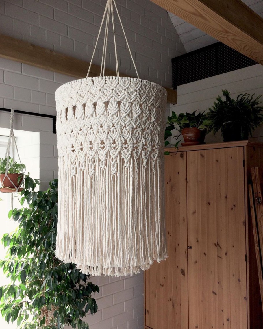 Торшер макраме