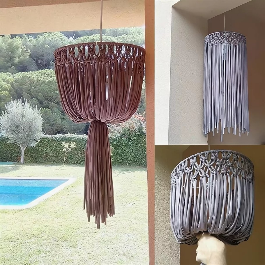 Абажур макраме