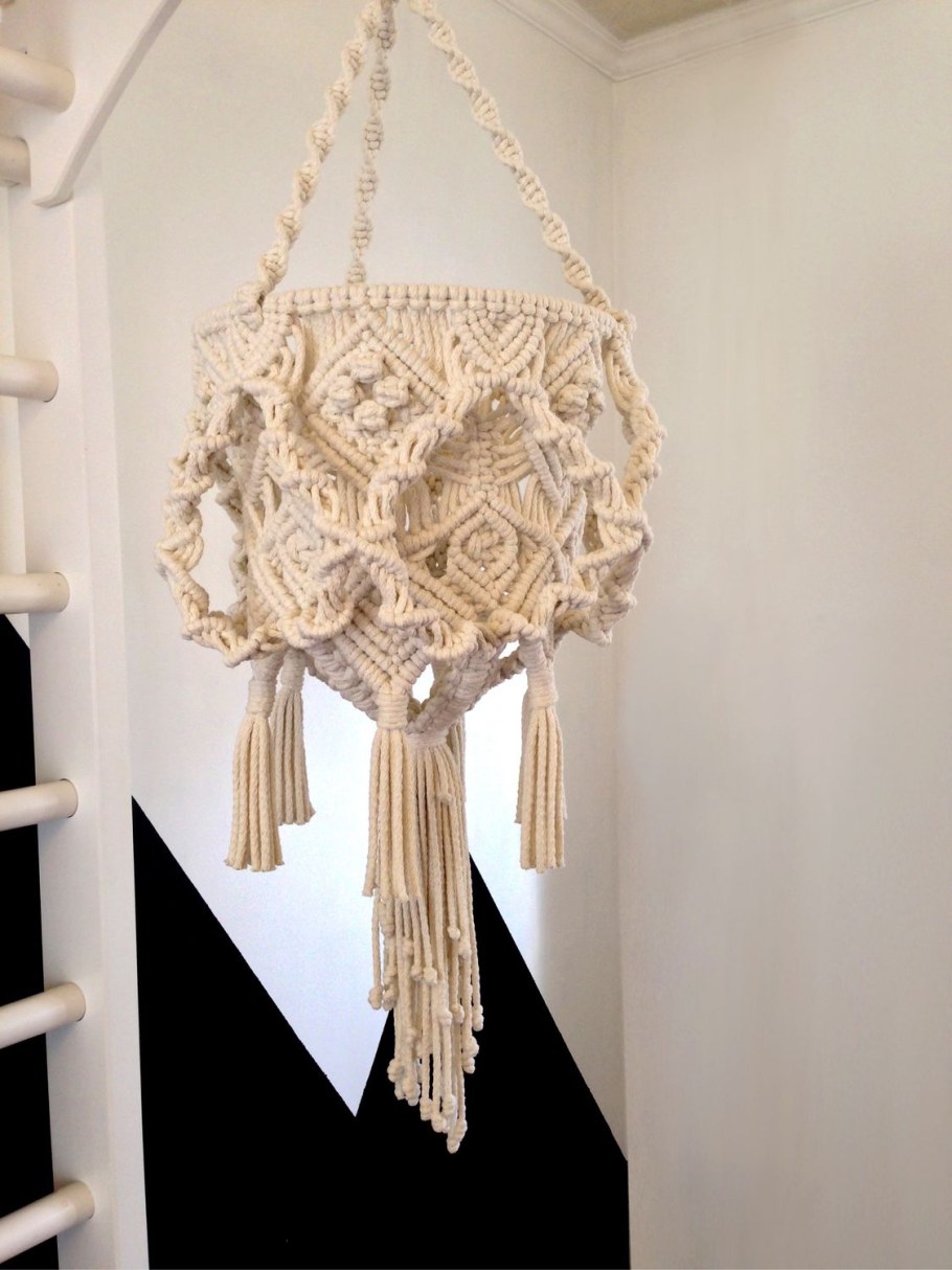 Абажур макраме