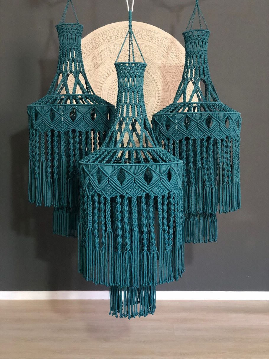 Macrame шнур светильник