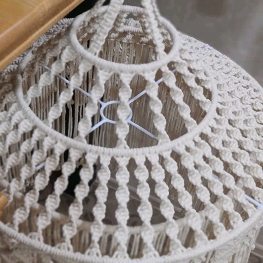 Светильник макраме