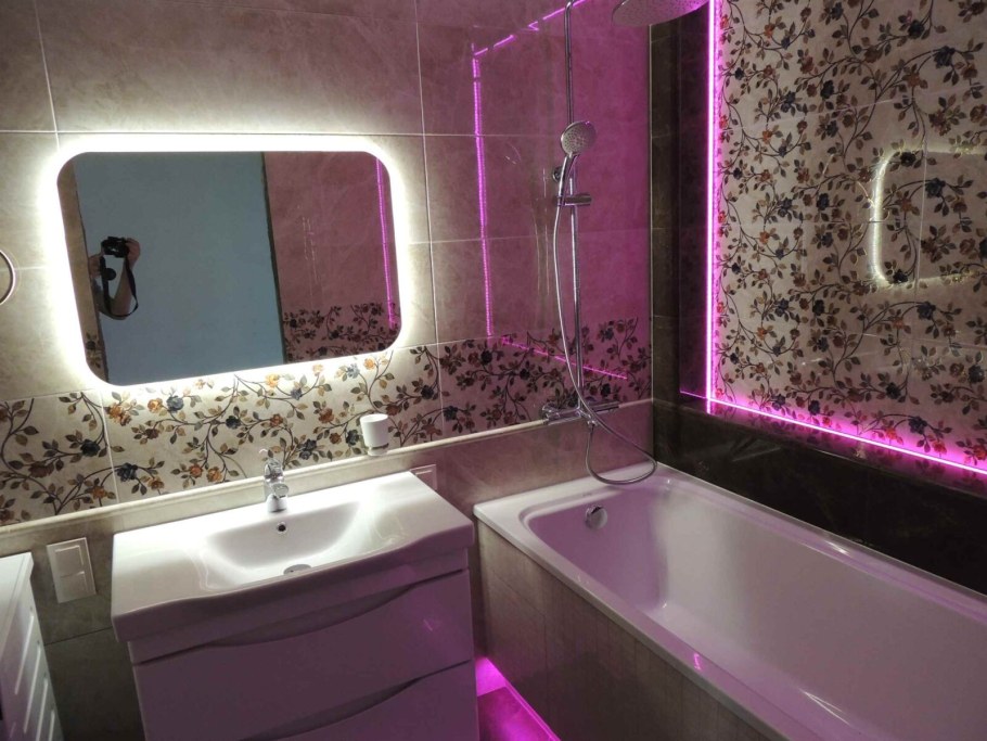 Недорогая отделка ванной