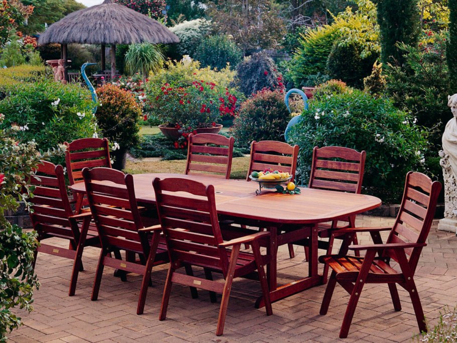 Садовая мебель из дерева