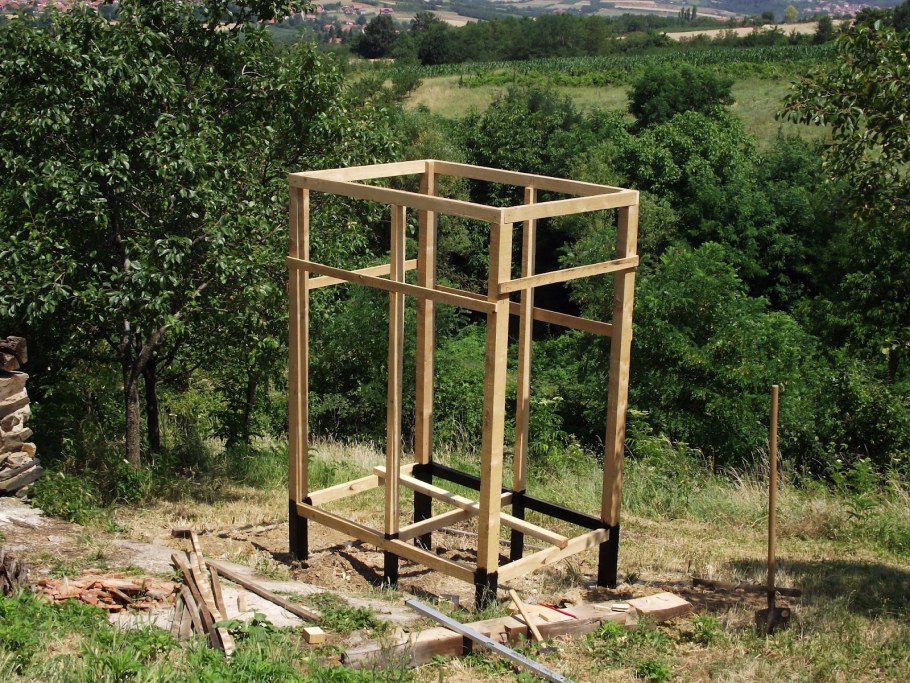 Сарай дровяник своими руками чертежи