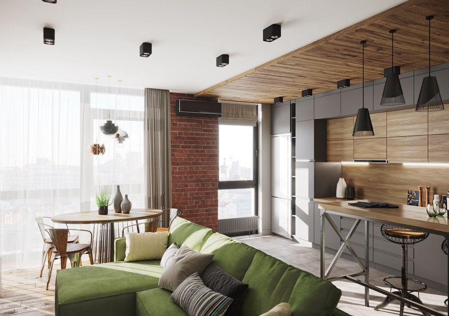 Лофт зал сталинка