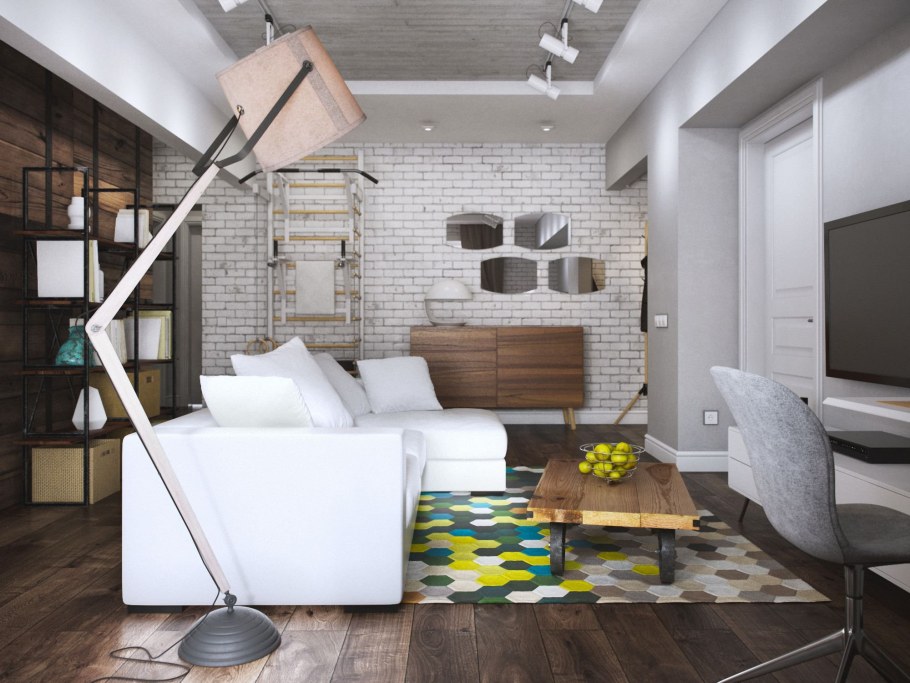 Стиль лофт и брутализм