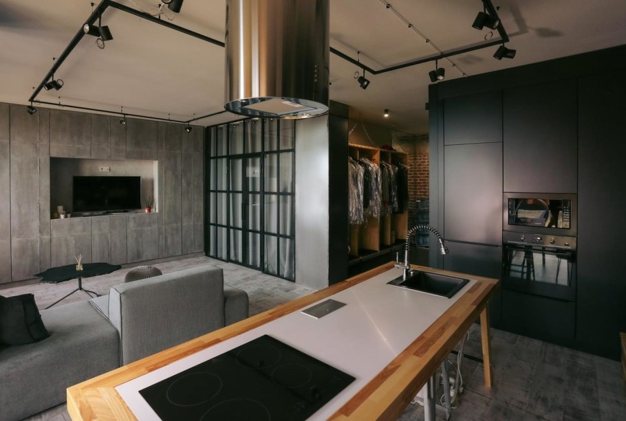 Квартира в стиле лофт