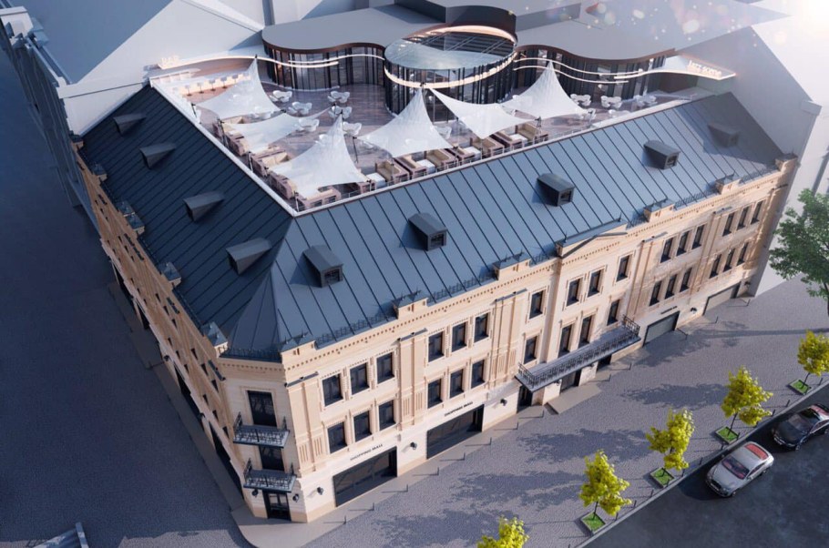 Здание в исторической застройке