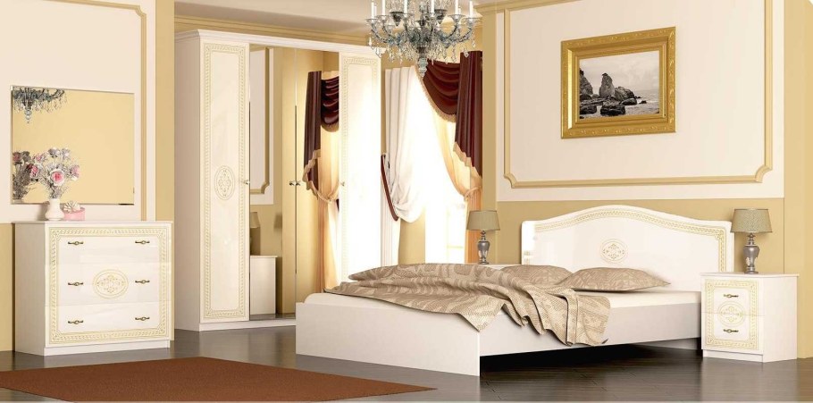 Грация 4 спальный гарнитур