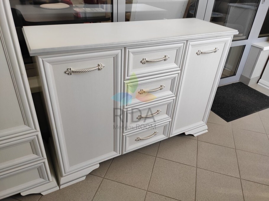 Кровать Грация 1 античный белый