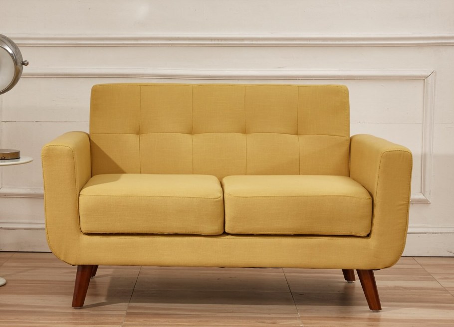 МИД сенчури желтый диван