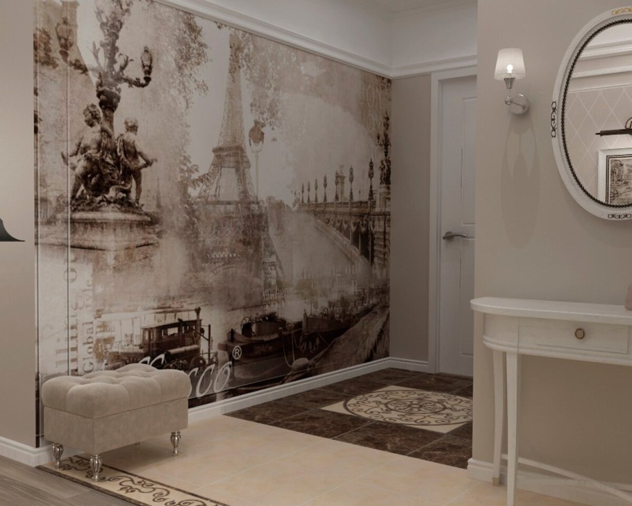 Фотообои в прихожую