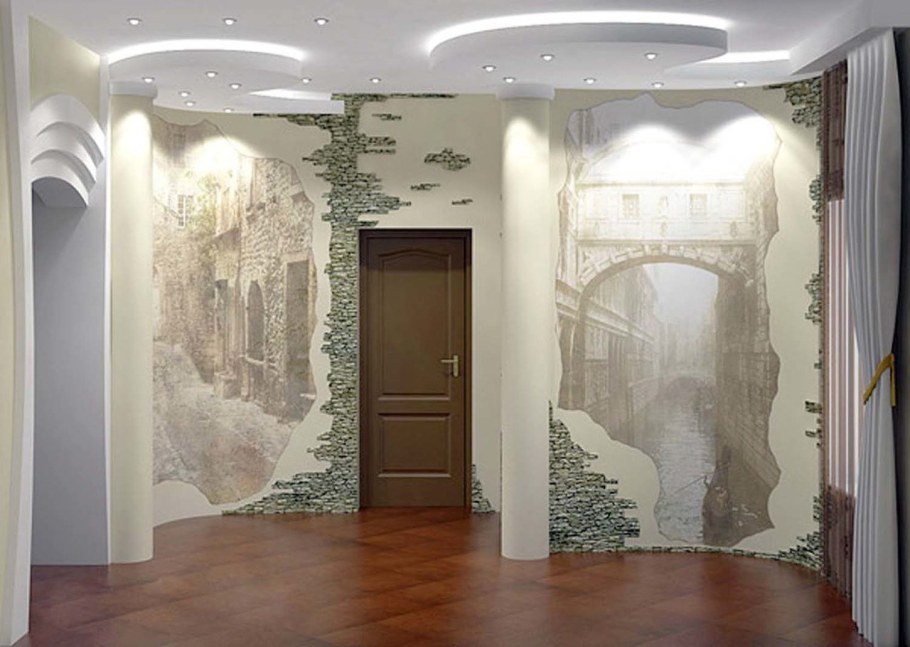 Фрески в интерьере