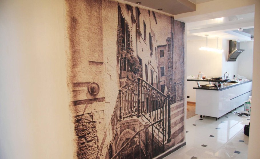 Фрески в интерьере прихожей