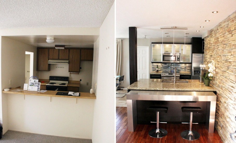 Интерьер комнаты до и после