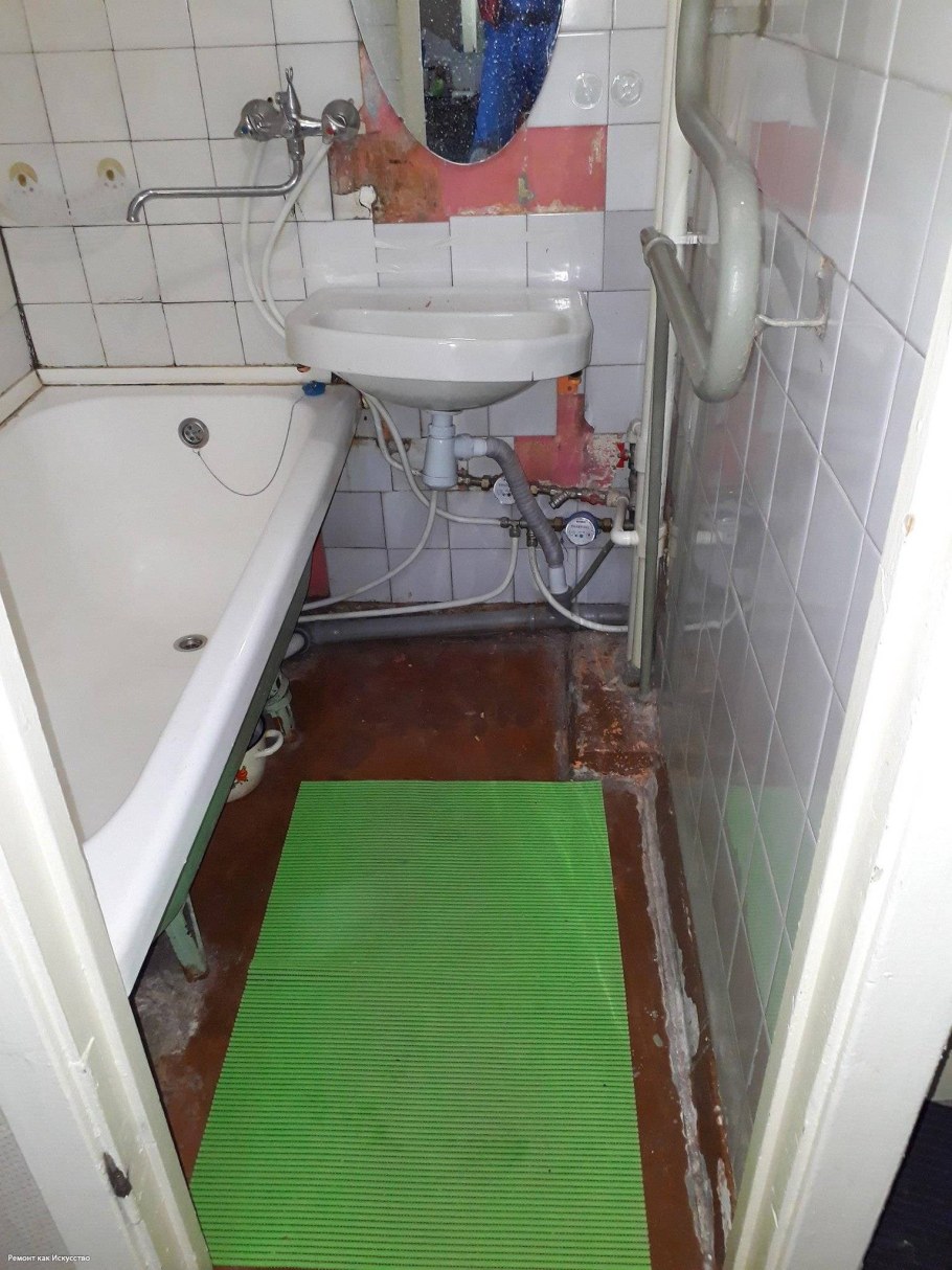 Отделка комнаты до и после