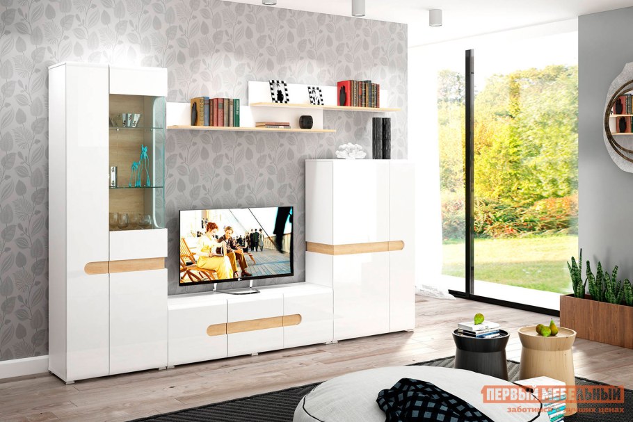 Стенка Модерн Виго МДФ глянец