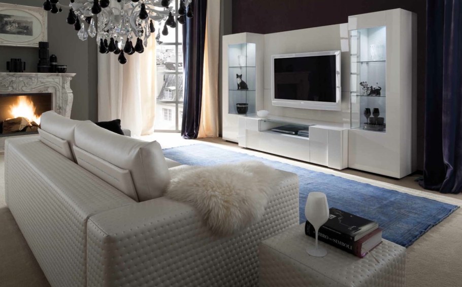 Гостиная белый