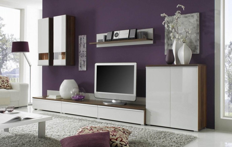 Белая мебель для гостиной