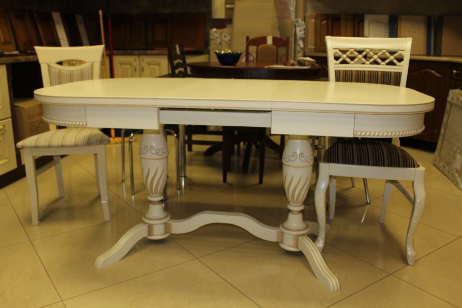 Стол Цезарь 3 Зов белый