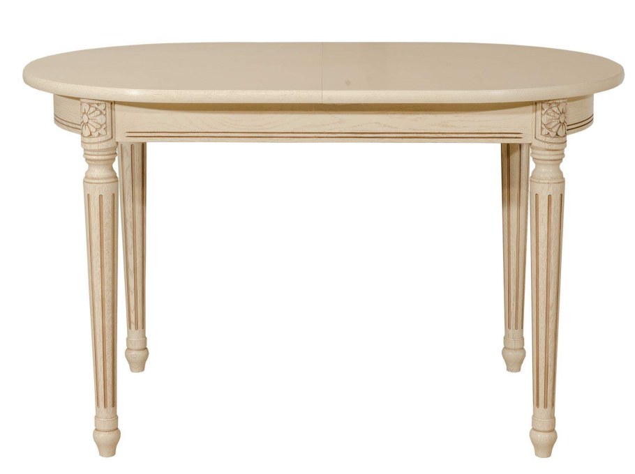 Стол Цезарь Оримэкс слоновая кость с патиной