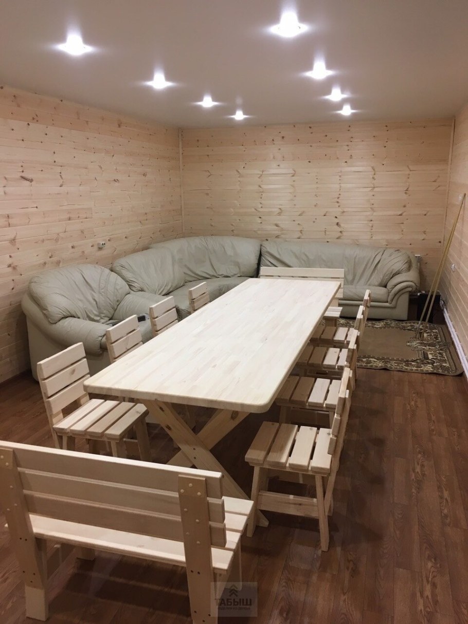 Баня в деревенском стиле