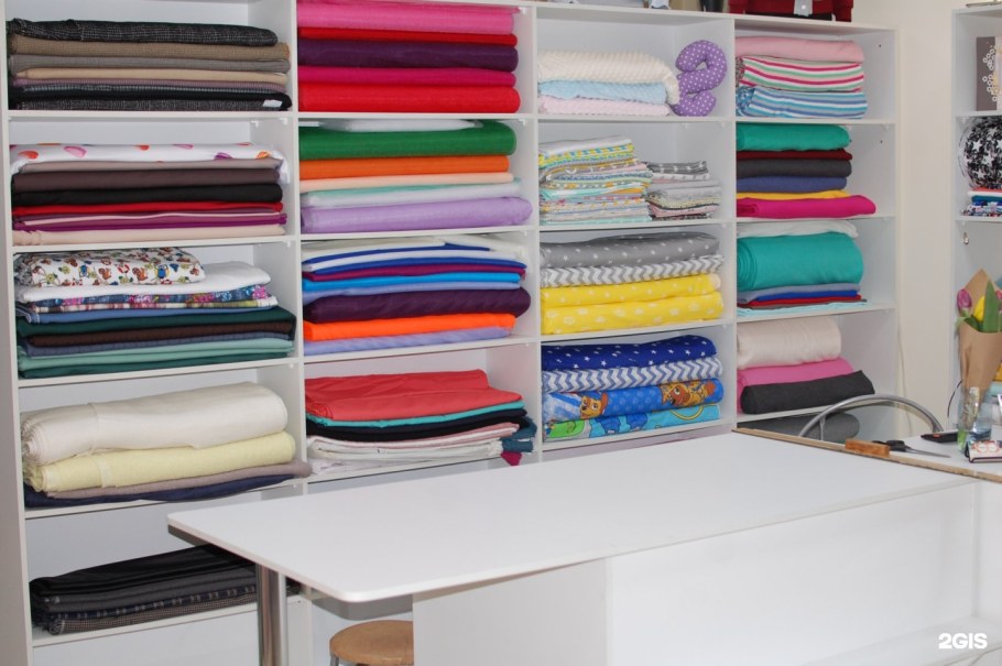 Стеллаж для тканей