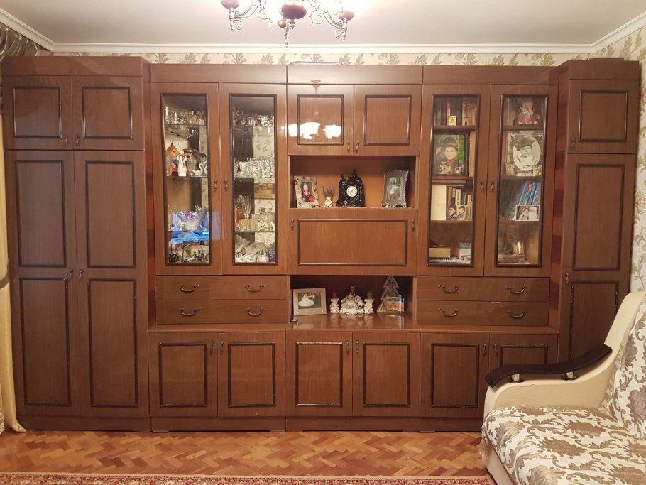 Советская стенка Ивница переделки