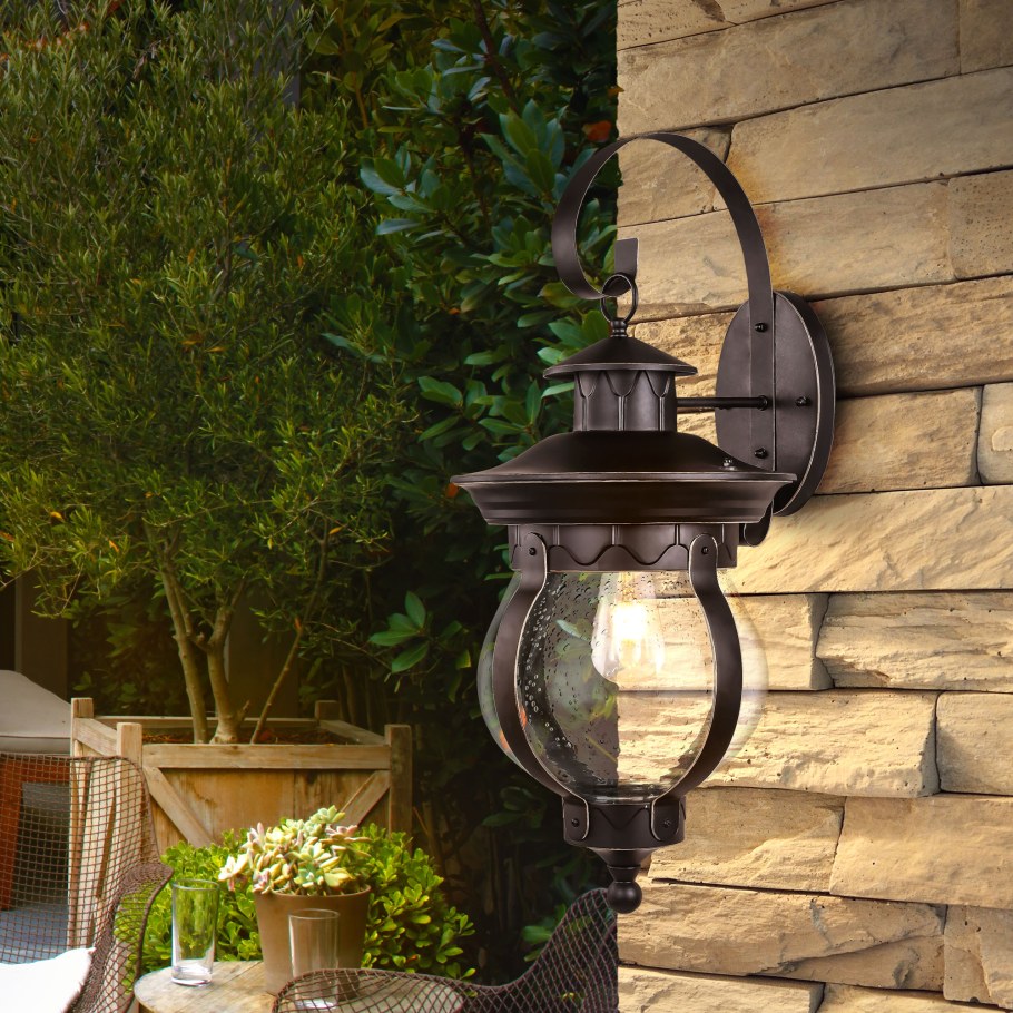 Светильник Barrel d черное золото ip44