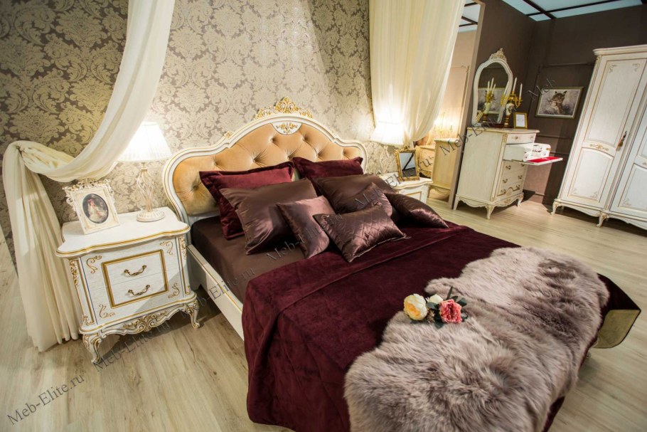 Кровать Барокко мебель Черноземья