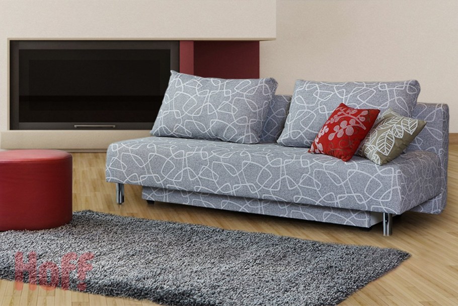 Диван еврокнижка без подлокотников