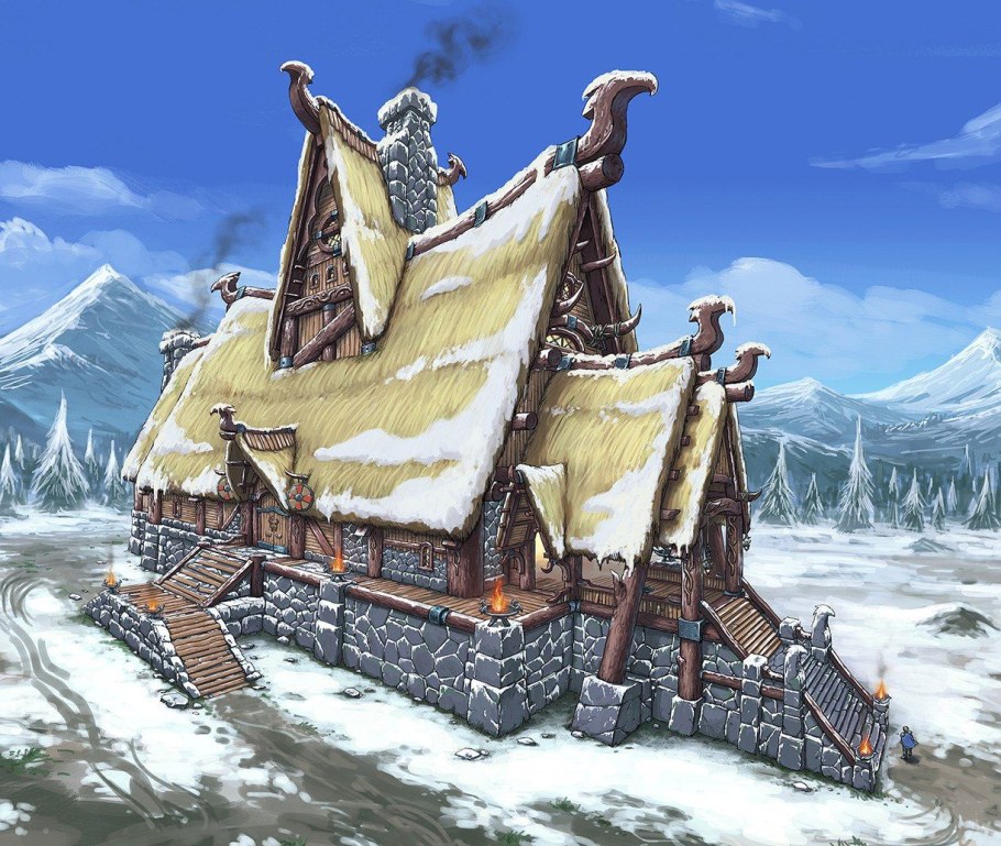 Жилище ярла викингов